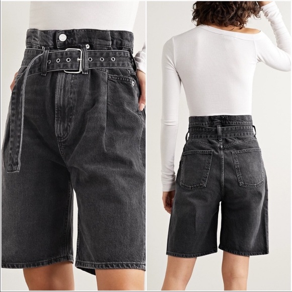 AGOLDE Reworked 90's Paperbag Shorts - Picture 4 of 5